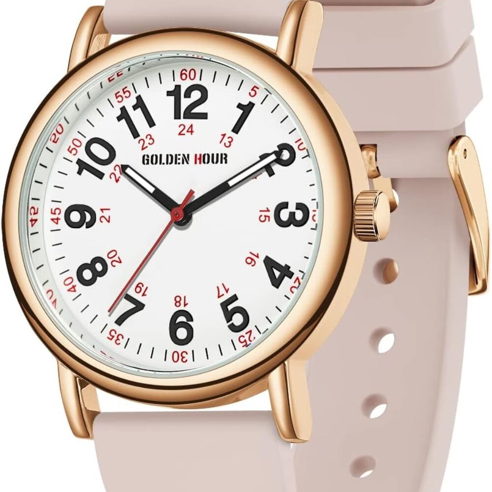 Waterproof Nurse Watch for Medical Professionals, Students Women Men